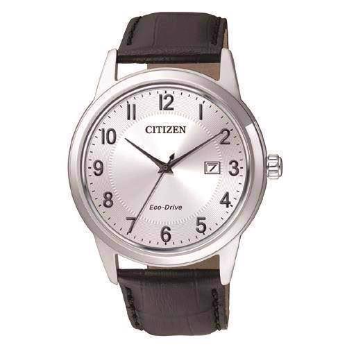 Image of Citizen mat rustfri stål quartz med Eco-Drive Herre ur, model AW1231-07A